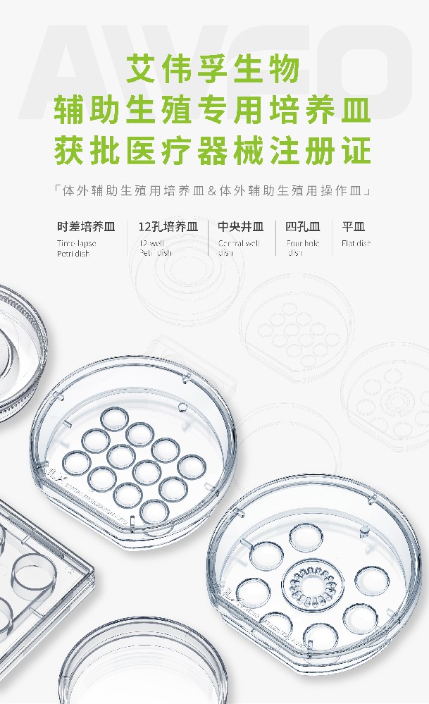 喜報(bào) | 艾偉孚生物輔助生殖專用培養(yǎng)皿已獲批醫(yī)療器械注冊(cè)證！